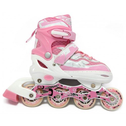 Роликовые коньки раздвижные Maraton Power SuperB 32-35 Розовый