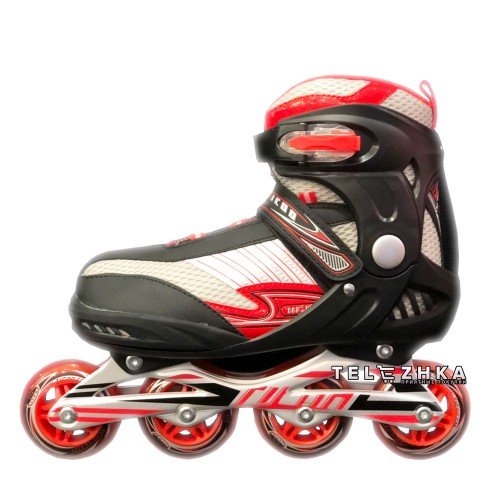 Ролики раздвижные SkateX Raven 36-39 Красный