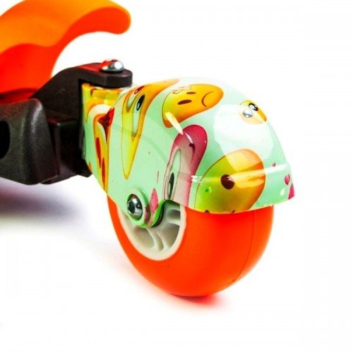 Самокат детский Scale Sports Rotative с сиденьем и родительской ручкой Orange