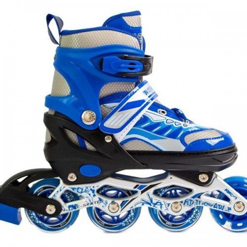 Роликовые коньки раздвижные SkateX Happy Star 34-37 синий