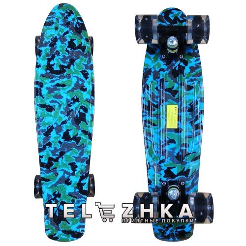 Скейт пенни борд SkateX Penny Zetta Corps 22"