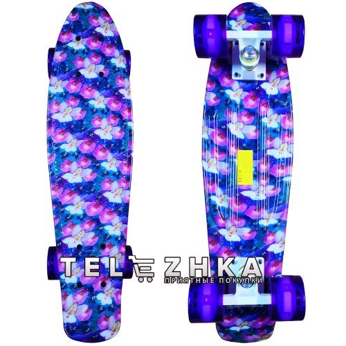 Скейт пенни борд SkateX Penny Zetta Orchid 22"