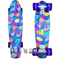 Скейт пенни борд SkateX Penny Zetta Pearl 22"