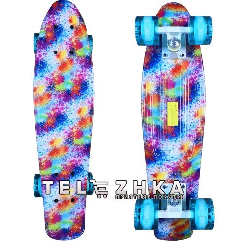 Скейт пенни борд SkateX Penny Zetta Splash 22"