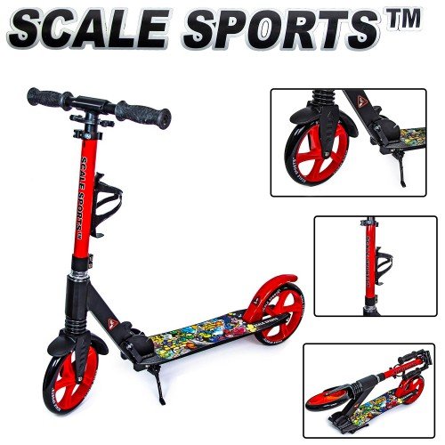 Самокат двухколесный Scale Sports Elite SS-15 USA красный