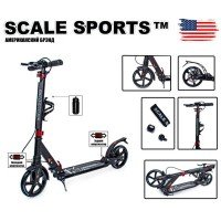 Самокат двухколесный Scale Sports SS-04 USA black