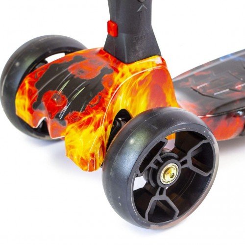 Самокат детский ScooteX Smart Elite v2 Fire