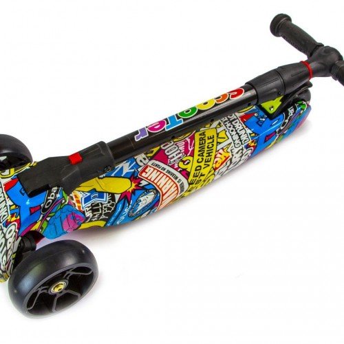 Самокат детский ScooteX Smart Elite v2 Graffiti