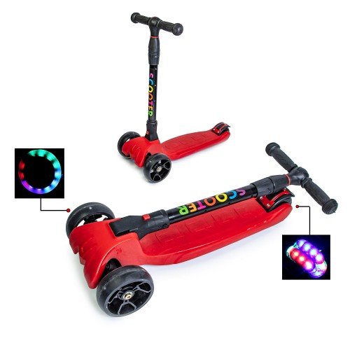 Самокат детский ScooteX Smart Elite v2 красный