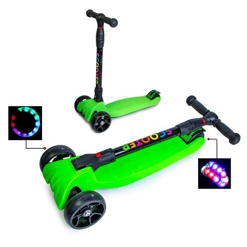 Самокат детский ScooteX Smart Elite v2 салатовый