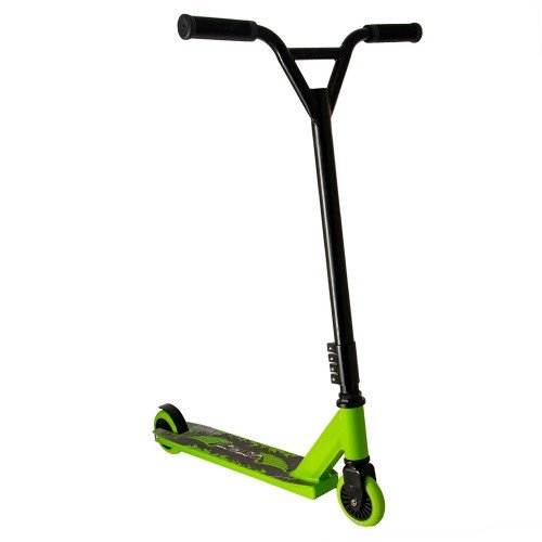 Самокат трюковый экстремальный ScooteX District зеленый