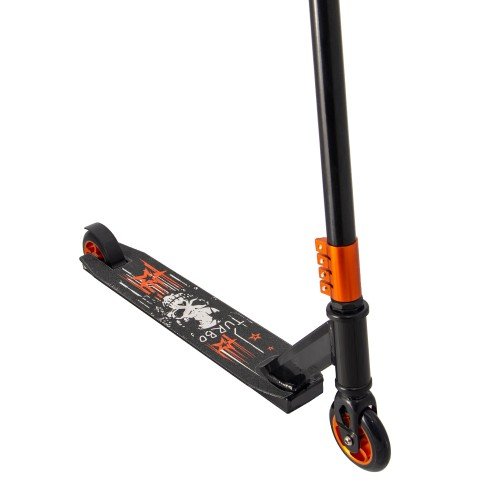 Самокат трюковый экстремальный ScooteX Turbo оранжевый