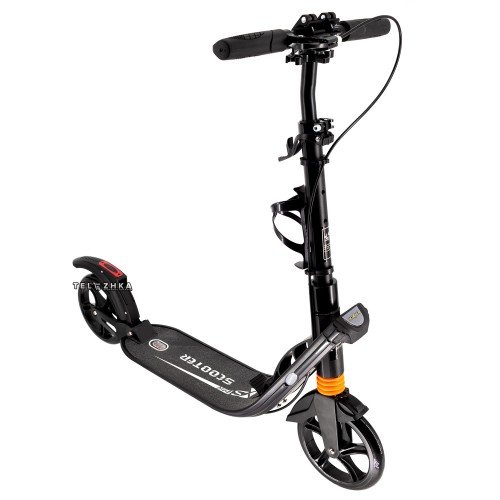 Самокат двухколесный ScooteX D-MAX 210 черный