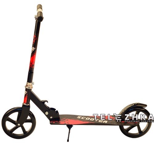 Самокат двухколесный ScooteX Scooter XL 200 черный