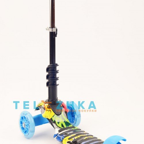 Самокат - беговел детский с сиденьем божья коровка ScooteX Graffiti Shark