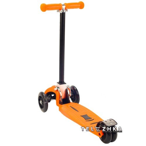 Самокат детский ScooteX Scooter Metaltech усиленный оранжевый