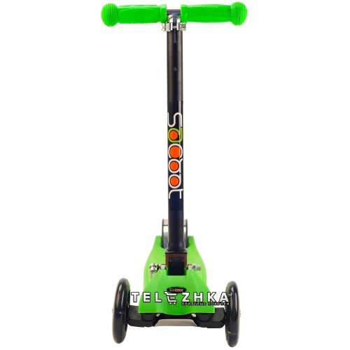 Самокат детский ScooteX Scooter Metaltech усиленный зеленый