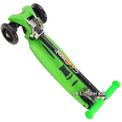 Самокат детский ScooteX Scooter Metaltech усиленный зеленый