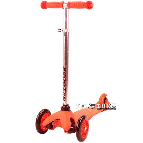 Самокат детский ScooteX Scooter Mini Colorful красный