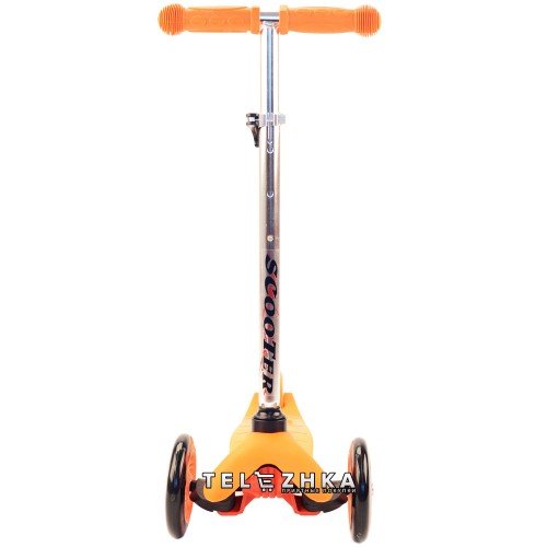 Самокат детский ScooteX Scooter Mini Colorful оранжевый