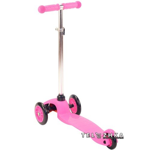 Самокат детский ScooteX Scooter Mini Colorful розовый