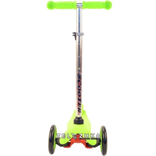 Самокат детский ScooteX Scooter Mini Colorful зеленый