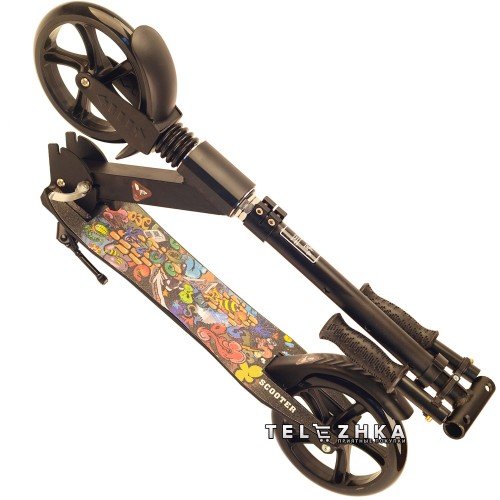 Самокат двухколесный ScooteX Scooter Turbocharger алюминиевый с амортизатором