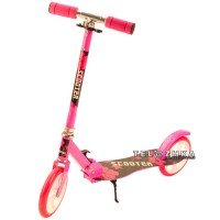 Самокат двухколесный ScooteX Scooter XL 200 розовый