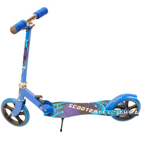 Самокат двухколесный ScooteX Scooter XL 200 синий