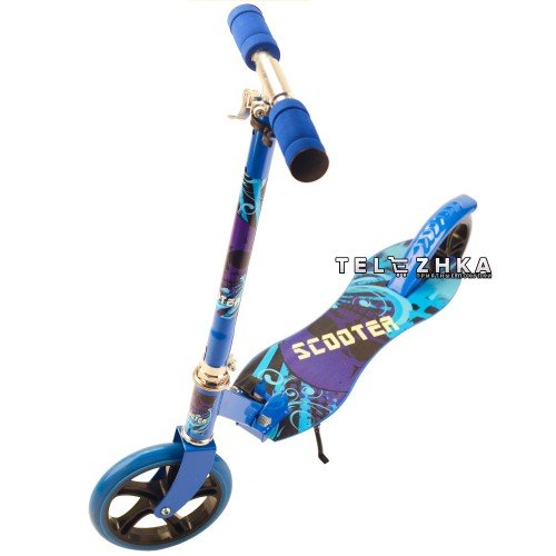 Самокат двухколесный ScooteX Scooter XL 200 синий