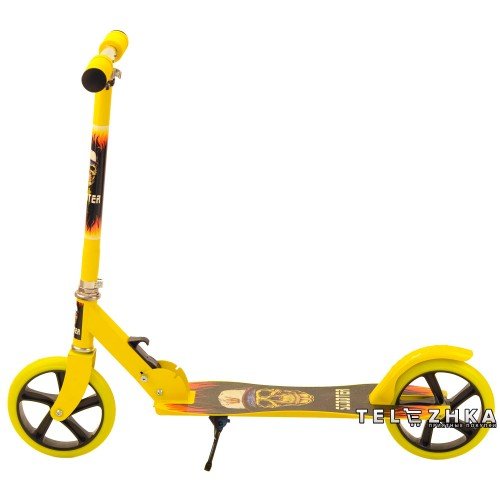 Самокат двухколесный ScooteX Scooter XL 200 желтый