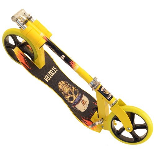 Самокат двухколесный ScooteX Scooter XL 200 желтый