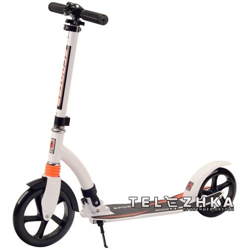 Самокат двухколесный ScooteX Scooter Pride USA белый