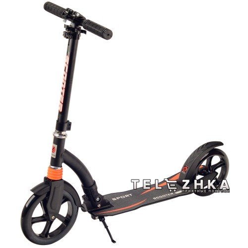 Самокат двухколесный ScooteX Scooter Pride USA черный