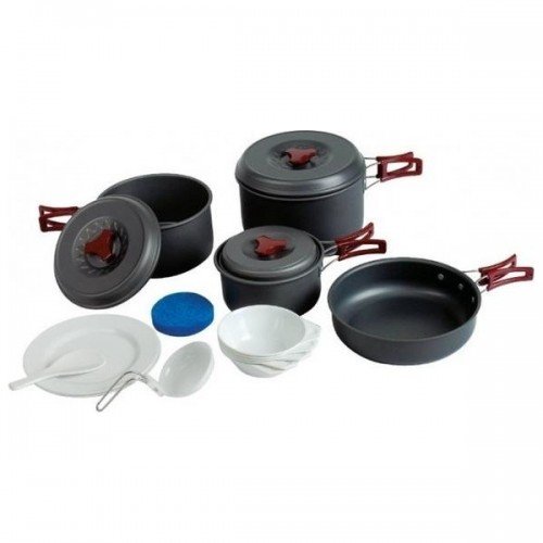 Набор посуды алюминиевый с антипригарным покрытием Tramp TRC-023
