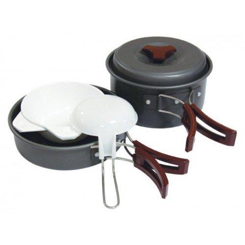 Набор посуды из анодированного алюминия Tramp TRC-025