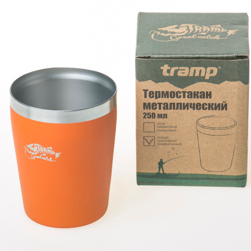 Термостакан Tramp Cup TRC-101 250 мл оранжевый