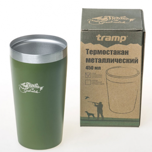 Термостакан Tramp Cup TRC-102 450 мл оливковый