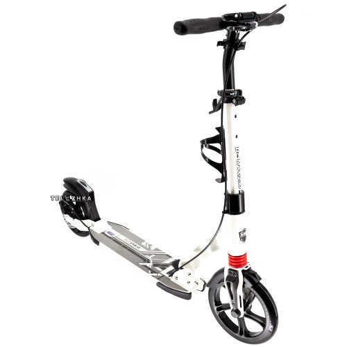 Самокат двухколесный ScooteX D-MAX 230 Disc USA белый