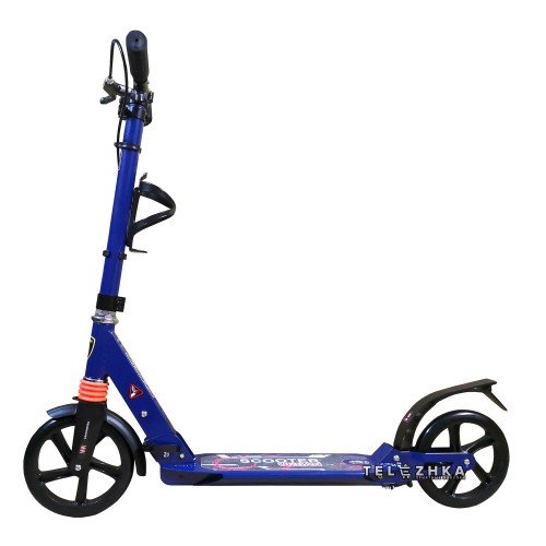 Самокат двухколесный ScooteX Scooter SpeedMax 2020 USA v2 с ручным тормозом синий