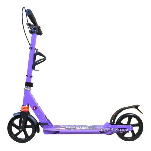 Самокат двухколесный ScooteX Scooter SpeedMax 2020 USA v2 с ручным тормозом сиреневый