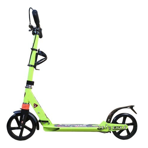 Самокат двухколесный ScooteX Scooter SpeedMax 2020 USA v2 с ручным тормозом зеленый