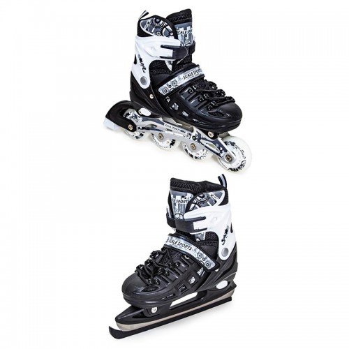 Роликовые коньки со сменным лезвием Scale Sports TF-300 38-41 черный