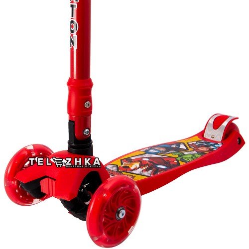 Самокат детский Maraton Deluxe 2019 Мстители