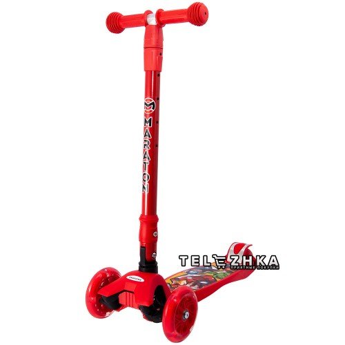 Самокат детский Maraton Deluxe 2019 Мстители