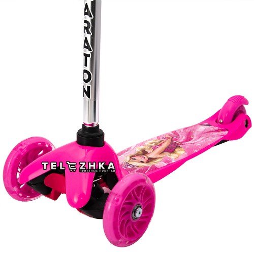 Самокат детский Maraton Mini 2019 Барби
