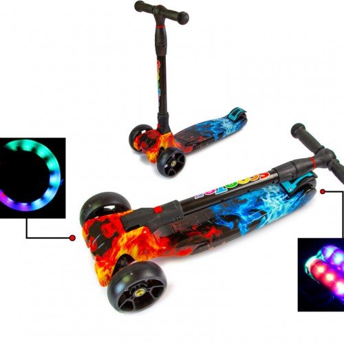 Самокат детский ScooteX Scooter Smart Platinum Flame