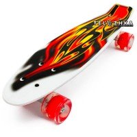 Скейт пенни борд SkateX Penny Beta Burn 22"