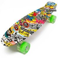 Скейт пенни борд SkateX Penny Pastel Broforce 22"