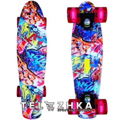 Скейт пенни борд SkateX Penny Pastel Range 22"